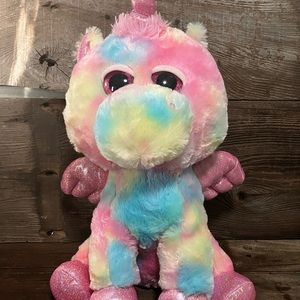 LiL Peepers Pink Yellow Blue Big Eyes Stuff Animal Toy